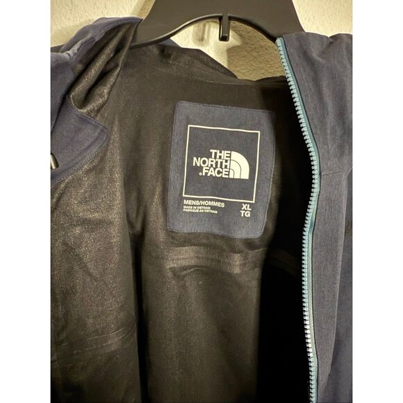 The North Face Men's Full Zip Soft Shell Hoody Jacket Aviator Navy XL - Picture 6 of 8